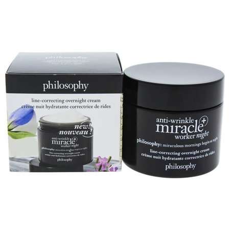 PHILOSOPHY Philosophy I0090613 2 oz Anti-Wrinkle Miracle Worker Night Plus Line-Correcting Overnight Cream by Philosophy for Unisex I0090613